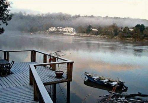 river wye misty view